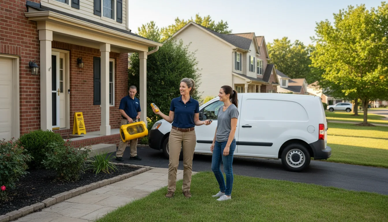 Water restoration image for Home Water Damage Repair in Tram, KY